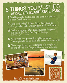 Top 5 Things to Do at Dreher Island