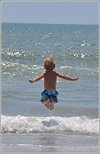 Jumping Wave at Myrtle Beach