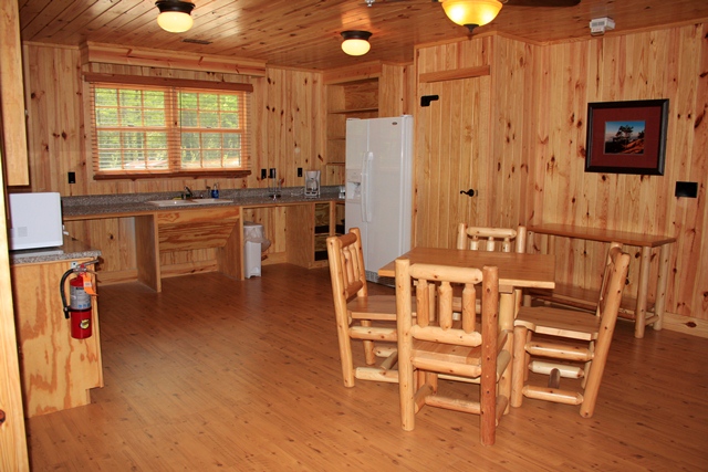 Bedroom of Cabin at Table Rock
