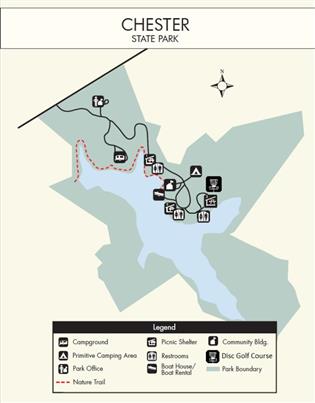 Hiking Trails at Chester State Park