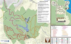 Croft State Park Map Croft Trails | South Carolina Parks Official Site